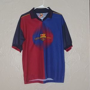 Vintage 1999 Barcelona F.C. soccer jersey De Boer